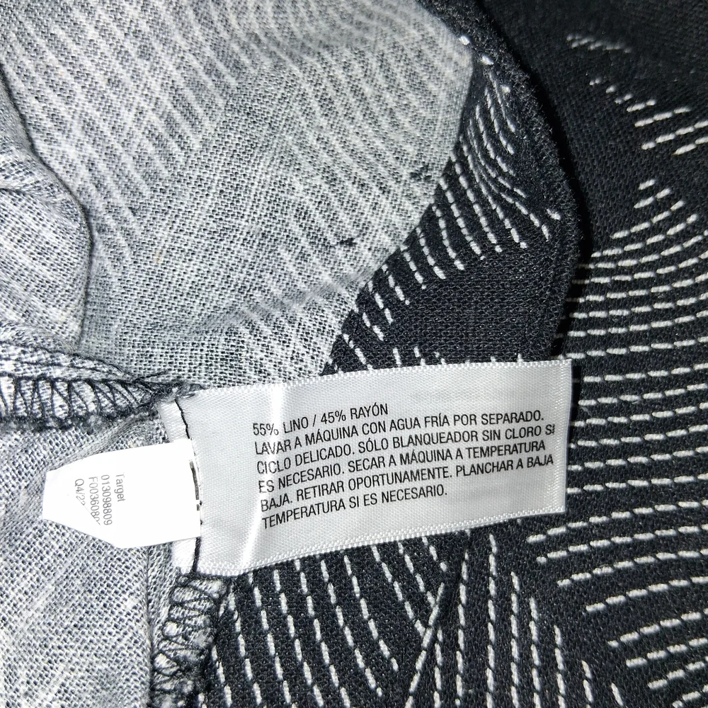 Universal Thread Black and Gray Long Sleeve Dress Women Size M - Picture 10 of 14